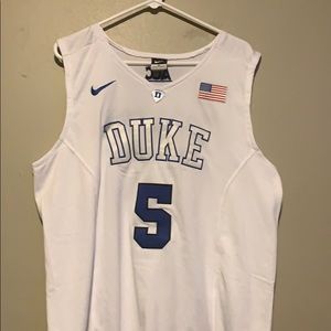 Nike #5 Tyus Jones Duke Blue Devils Jersey